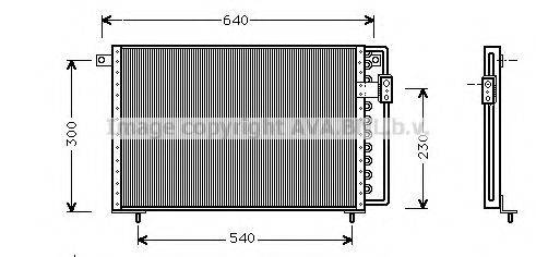 AVA QUALITY COOLING CR5036 Конденсатор, кондиціонер