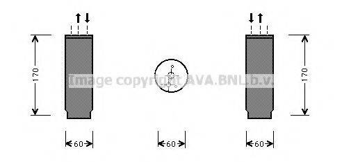 AVA QUALITY COOLING CRD073 Осушувач, кондиціонер