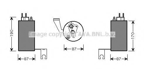 AVA QUALITY COOLING CRD084 Осушувач, кондиціонер