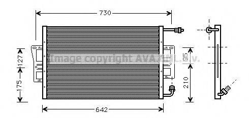 AVA QUALITY COOLING CT5026 Конденсатор, кондиціонер