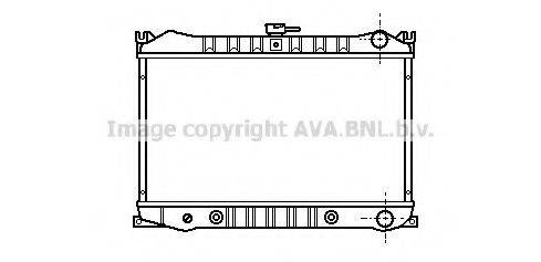 AVA QUALITY COOLING DN2021 Радіатор, охолодження двигуна