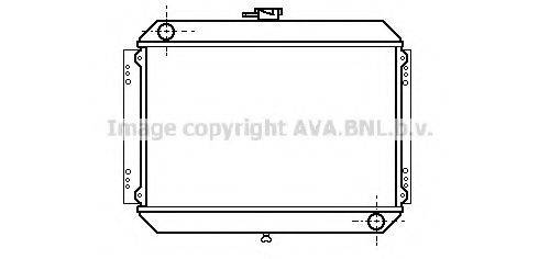 AVA QUALITY COOLING DN2028 Радіатор, охолодження двигуна