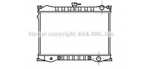 AVA QUALITY COOLING DN2030 Радіатор, охолодження двигуна