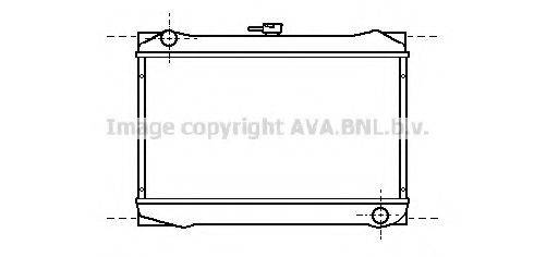 AVA QUALITY COOLING DN2121 Радіатор, охолодження двигуна