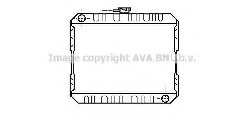 AVA QUALITY COOLING DN2129 Радіатор, охолодження двигуна