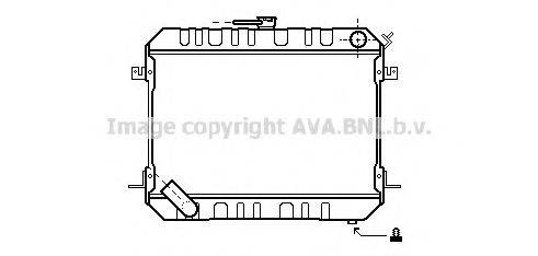 AVA QUALITY COOLING DN2142 Радіатор, охолодження двигуна