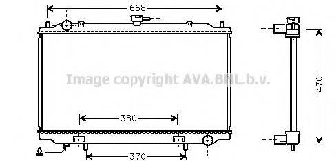 AVA QUALITY COOLING DN2188 Радіатор, охолодження двигуна