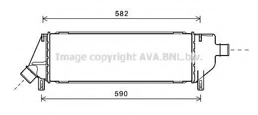 AVA QUALITY COOLING DN4360 Інтеркулер