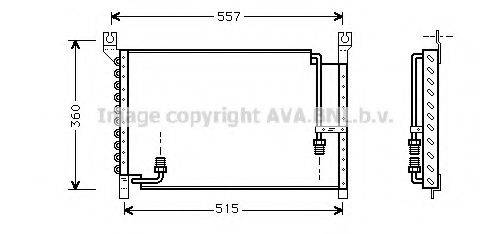 AVA QUALITY COOLING DN5167 Конденсатор, кондиціонер