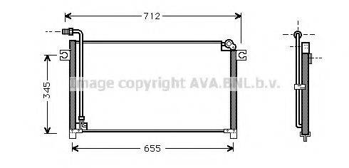 AVA QUALITY COOLING DN5184 Конденсатор, кондиціонер