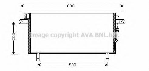 AVA QUALITY COOLING DN5268 Конденсатор, кондиціонер