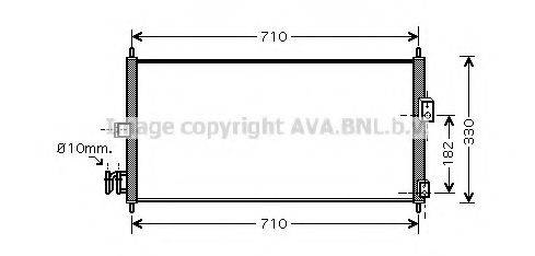 AVA QUALITY COOLING DN5270 Конденсатор, кондиціонер