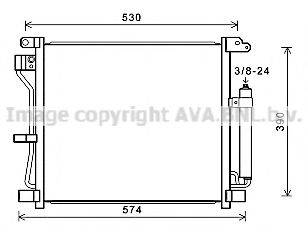 AVA QUALITY COOLING DN5403D Конденсатор, кондиціонер