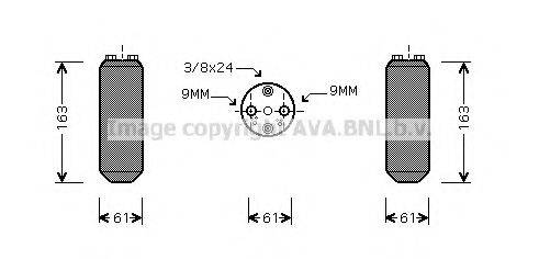 AVA QUALITY COOLING DND037 Осушувач, кондиціонер