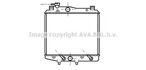 AVA QUALITY COOLING DU2014 Радіатор, охолодження двигуна