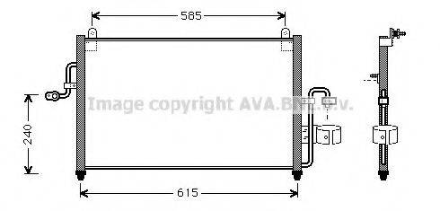 AVA QUALITY COOLING DW5011 Конденсатор, кондиціонер