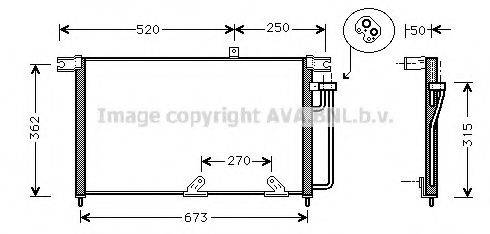 AVA QUALITY COOLING DW5033 Конденсатор, кондиціонер