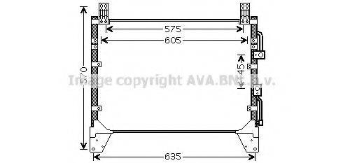 AVA QUALITY COOLING DW5083 Конденсатор, кондиціонер