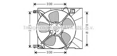 AVA QUALITY COOLING DW7516 Вентилятор, охолодження двигуна