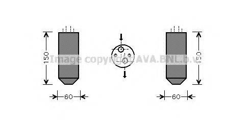 AVA QUALITY COOLING DWD078 Осушувач, кондиціонер