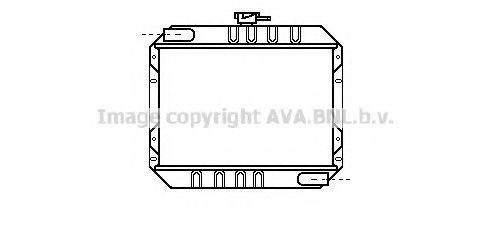 AVA QUALITY COOLING FD2012 Радіатор, охолодження двигуна