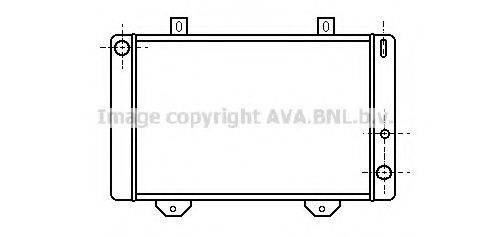 AVA QUALITY COOLING FD2075 Радіатор, охолодження двигуна