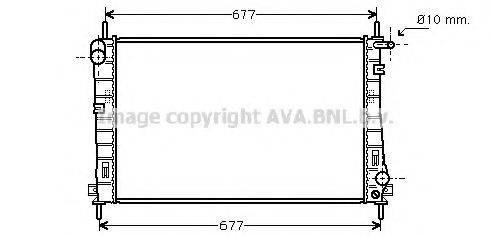 AVA QUALITY COOLING FD2336 Радіатор, охолодження двигуна