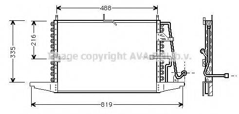 AVA QUALITY COOLING FD5239 Конденсатор, кондиціонер