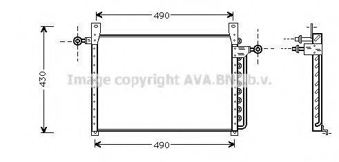 AVA QUALITY COOLING FD5244 Конденсатор, кондиціонер