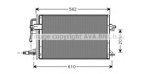 AVA QUALITY COOLING FD5323 Конденсатор, кондиціонер