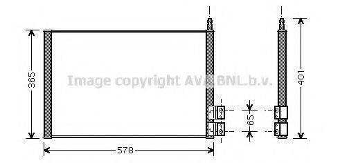 AVA QUALITY COOLING FD5328 Конденсатор, кондиціонер