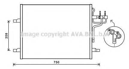 AVA QUALITY COOLING FD5483 Конденсатор, кондиціонер