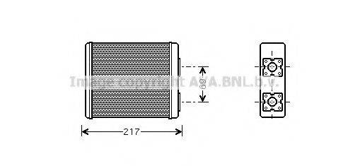 AVA QUALITY COOLING FD6362 Теплообмінник, опалення салону