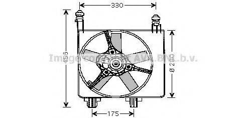 AVA QUALITY COOLING FD7524 Вентилятор, охолодження двигуна