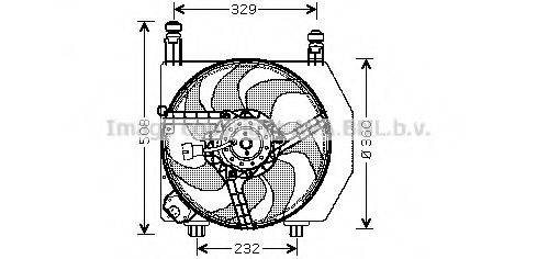 AVA QUALITY COOLING FD7526 Вентилятор, охолодження двигуна