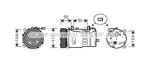 AVA QUALITY COOLING FDK321 Компресор, кондиціонер