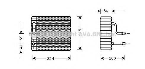 AVA QUALITY COOLING FDV104 Випарник, кондиціонер