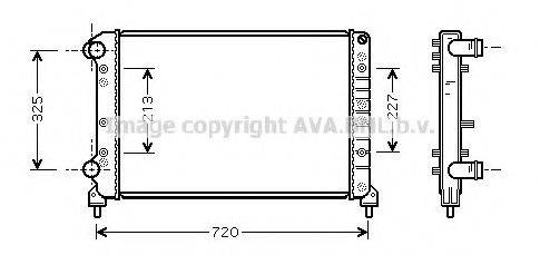 AVA QUALITY COOLING FT2261 Радіатор, охолодження двигуна