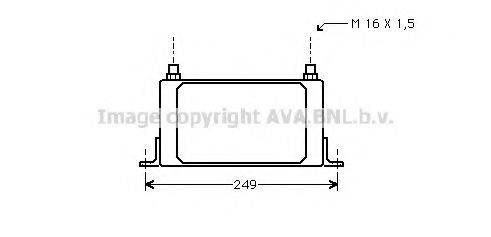 AVA QUALITY COOLING FT3137 Олійний радіатор, автоматична коробка передач