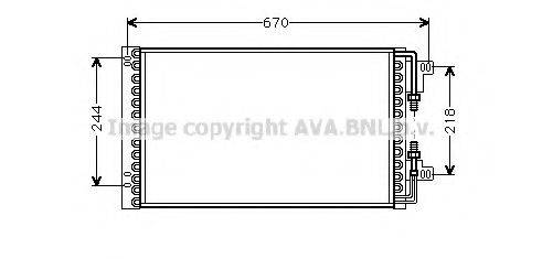 AVA QUALITY COOLING FT5157 Конденсатор, кондиціонер