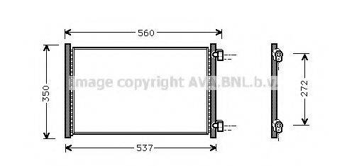 AVA QUALITY COOLING FT5214 Конденсатор, кондиціонер