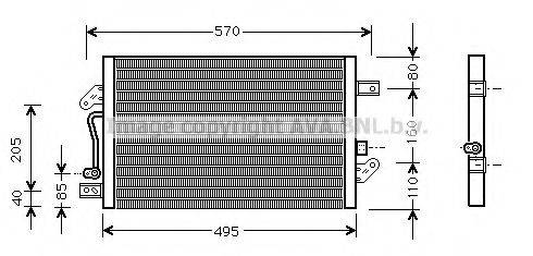 AVA QUALITY COOLING FT5241 Конденсатор, кондиціонер