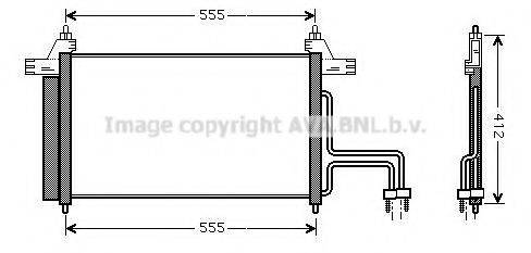 AVA QUALITY COOLING FT5253D Конденсатор, кондиціонер