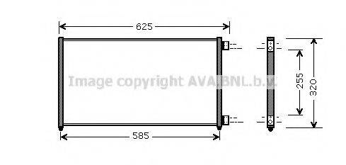 AVA QUALITY COOLING FT5256 Конденсатор, кондиціонер