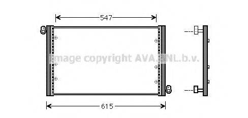 AVA QUALITY COOLING FT5402 Конденсатор, кондиціонер