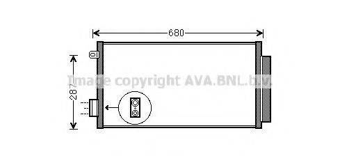 AVA QUALITY COOLING FT5411D Конденсатор, кондиціонер