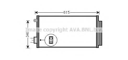 AVA QUALITY COOLING FT5412D Конденсатор, кондиціонер