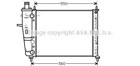 AVA QUALITY COOLING FTA2233 Радіатор, охолодження двигуна