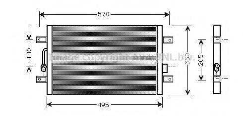 AVA QUALITY COOLING FTA5240 Конденсатор, кондиціонер