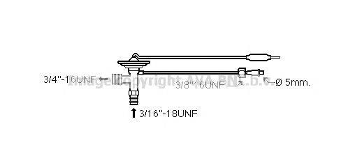 AVA QUALITY COOLING HD1258 Розширювальний клапан, кондиціонер